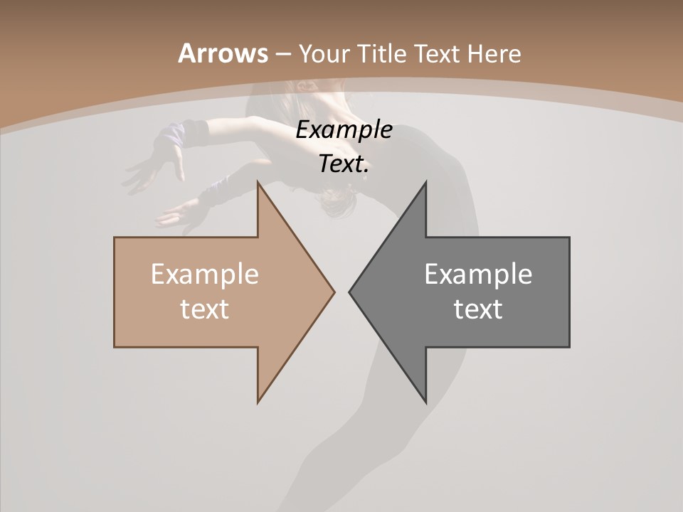 Gymnastic Hop Performer PowerPoint Template