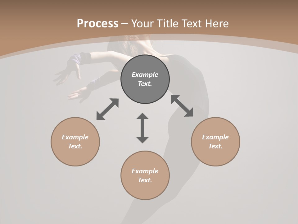 Gymnastic Hop Performer PowerPoint Template