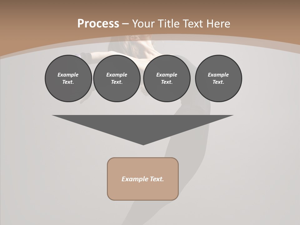 Gymnastic Hop Performer PowerPoint Template