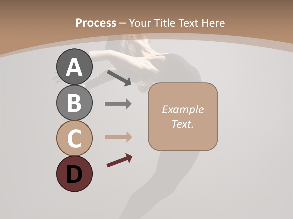 Gymnastic Hop Performer PowerPoint Template