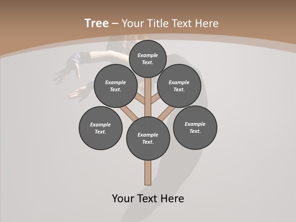 Gymnastic Hop Performer PowerPoint Template