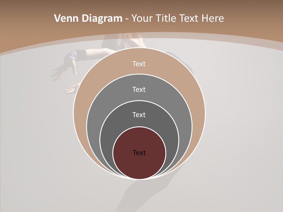 Gymnastic Hop Performer PowerPoint Template