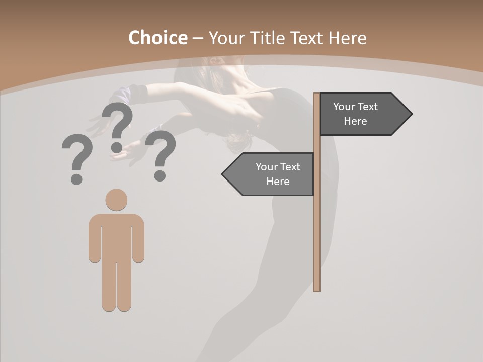 Gymnastic Hop Performer PowerPoint Template