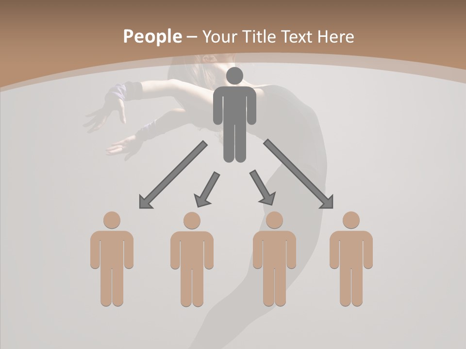 Gymnastic Hop Performer PowerPoint Template