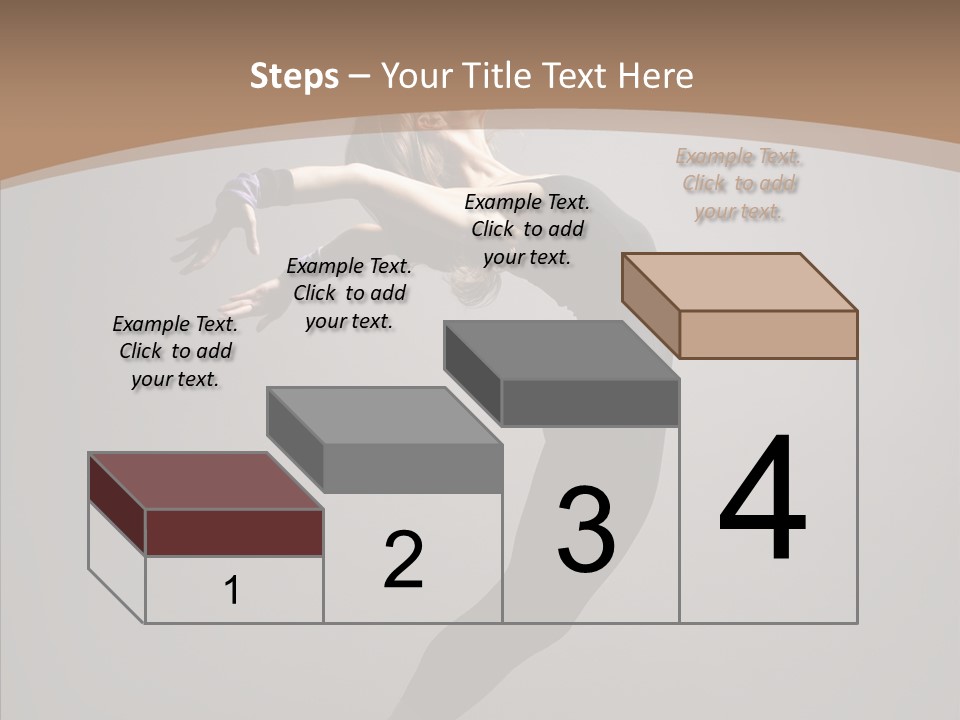 Gymnastic Hop Performer PowerPoint Template