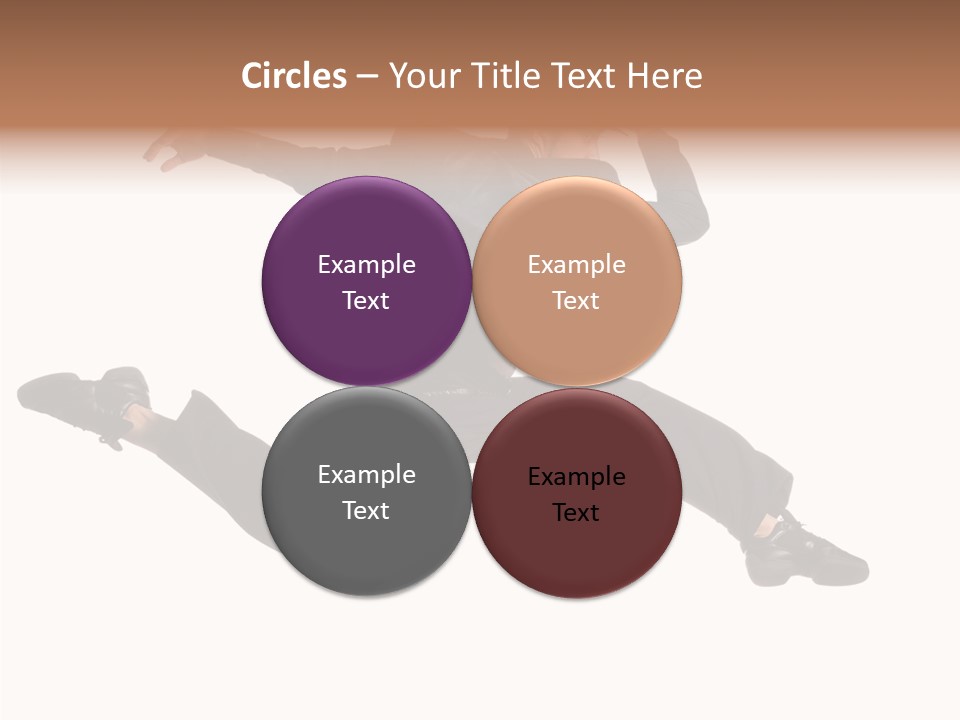 Business Suit Stranger PowerPoint Template