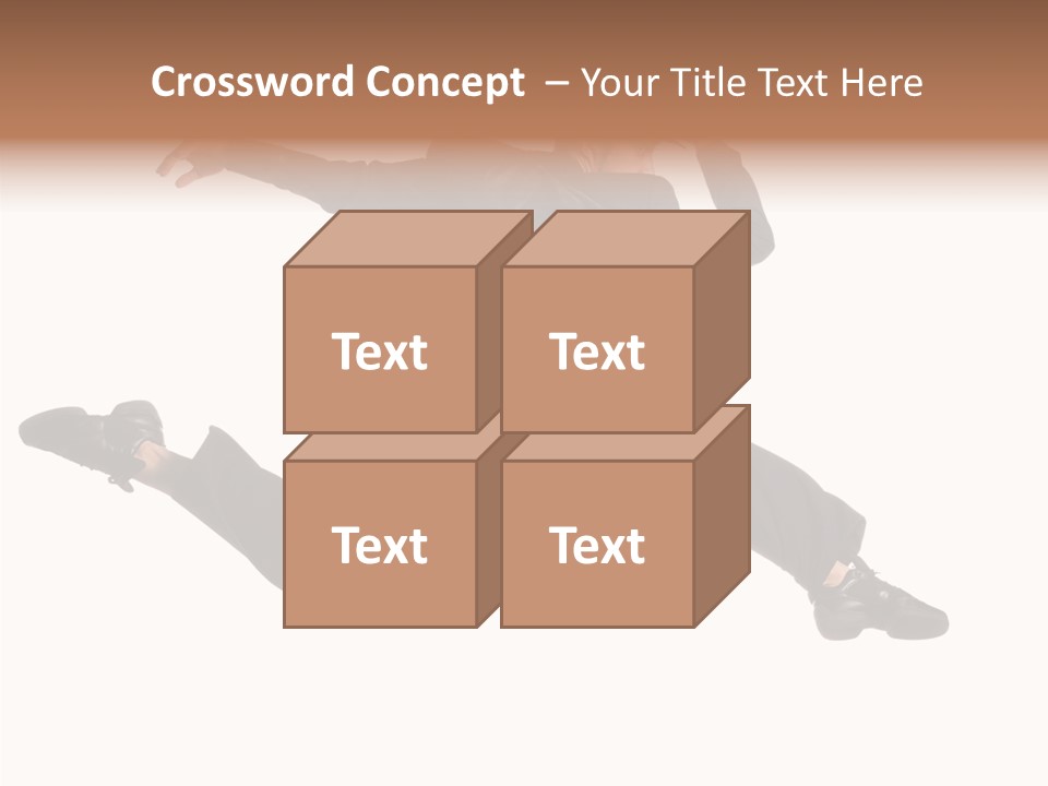 Business Suit Stranger PowerPoint Template