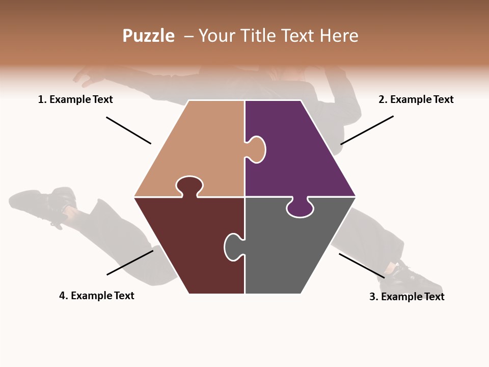 Business Suit Stranger PowerPoint Template