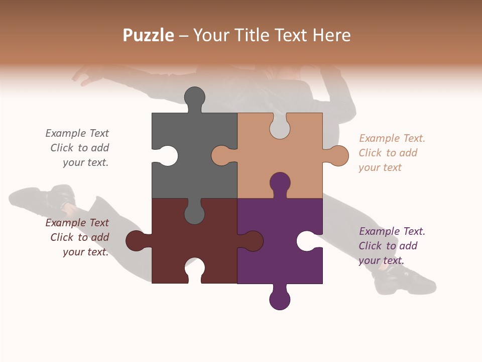 Business Suit Stranger PowerPoint Template