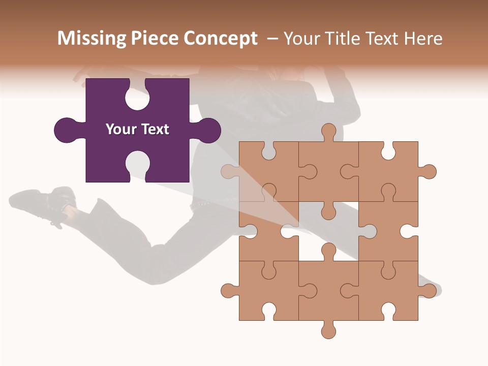 Business Suit Stranger PowerPoint Template