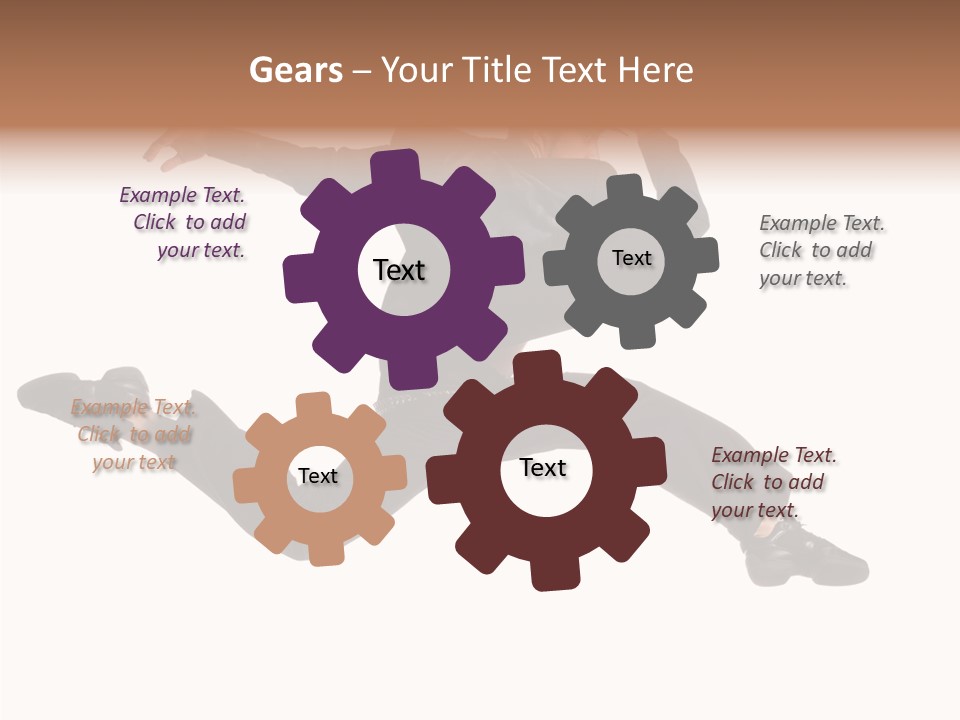 Business Suit Stranger PowerPoint Template