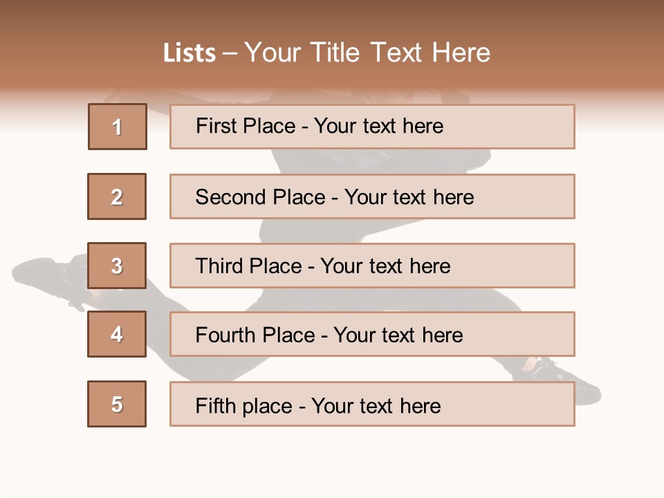 Business Suit Stranger PowerPoint Template