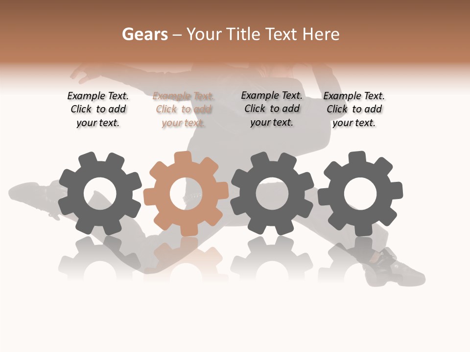 Business Suit Stranger PowerPoint Template