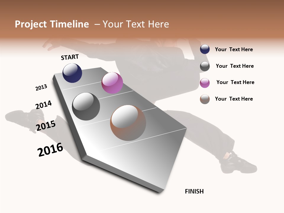 Business Suit Stranger PowerPoint Template