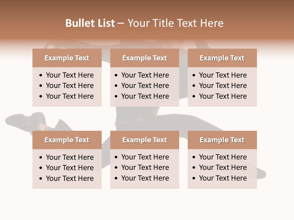 Business Suit Stranger PowerPoint Template