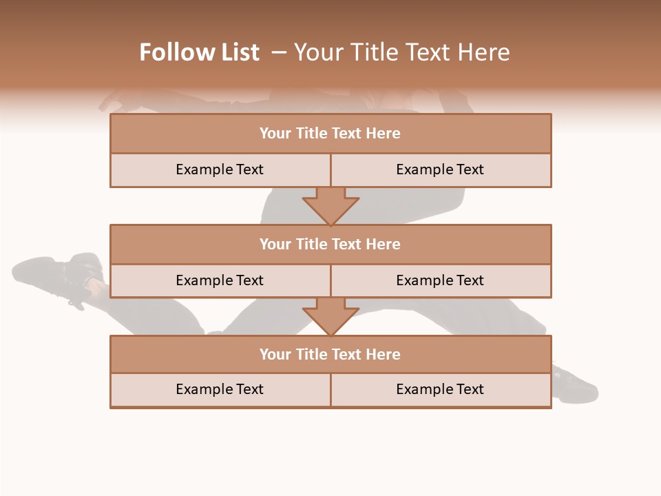 Business Suit Stranger PowerPoint Template