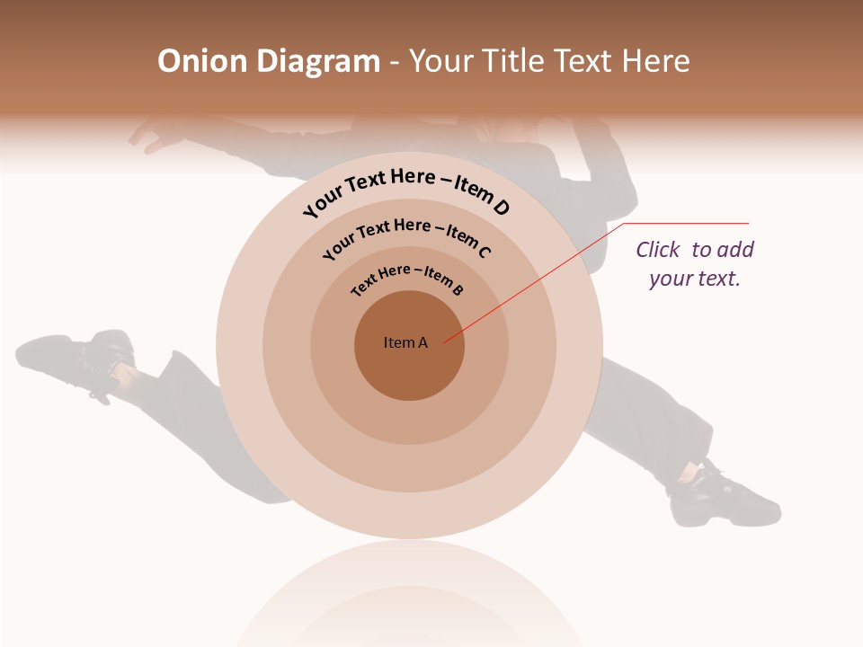 Business Suit Stranger PowerPoint Template