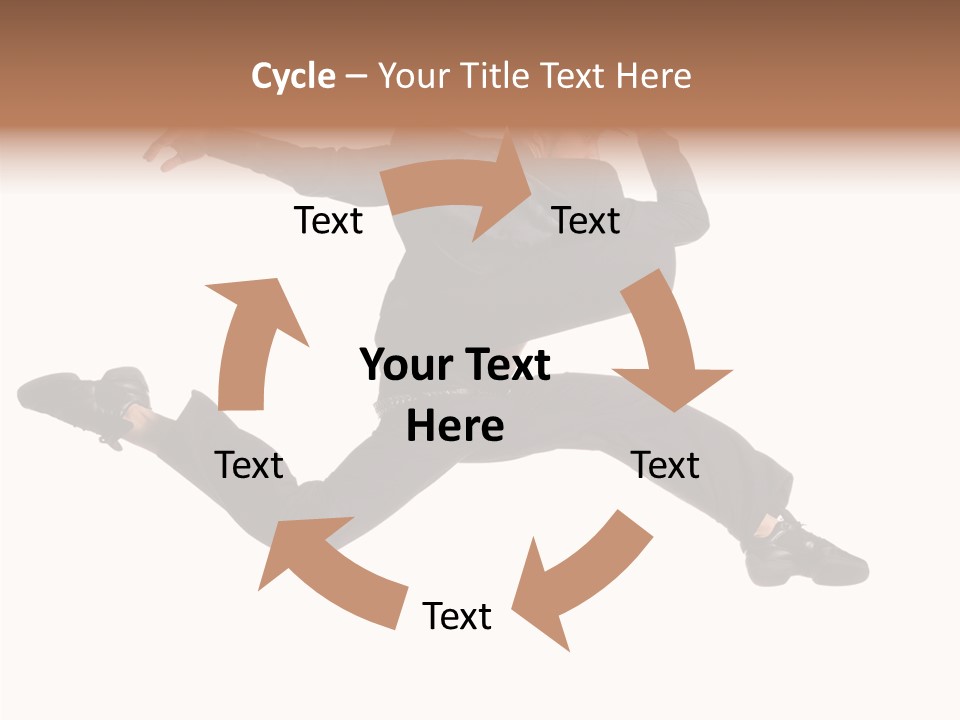 Business Suit Stranger PowerPoint Template