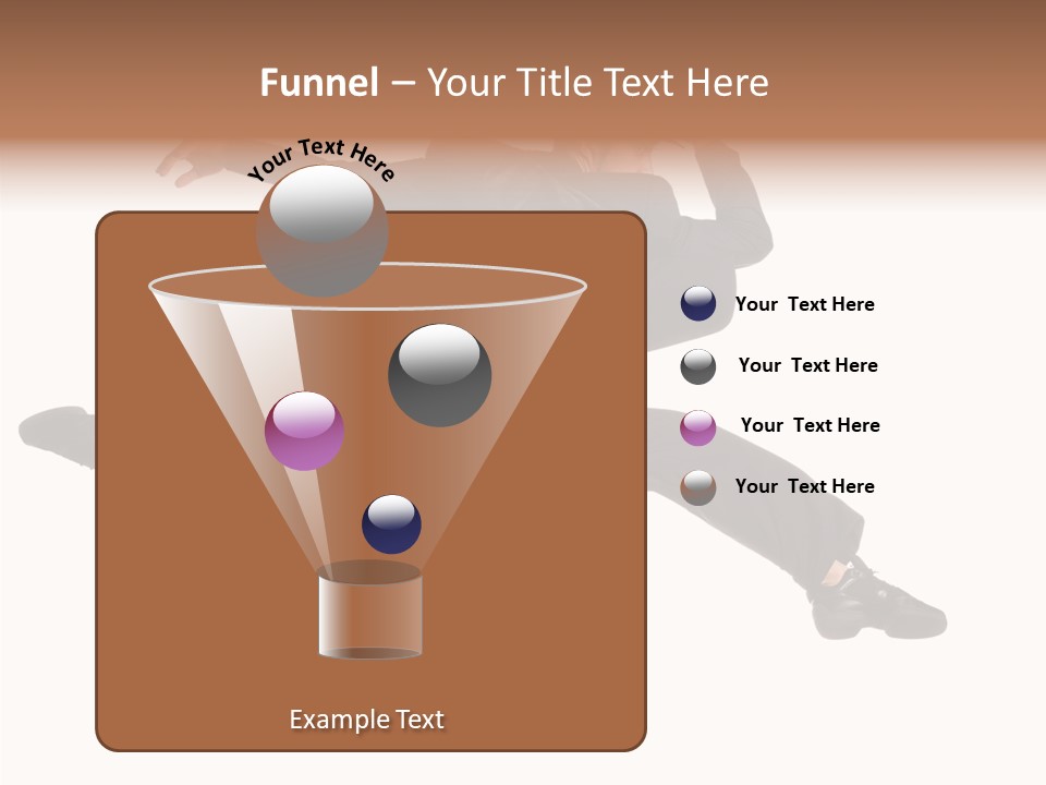 Business Suit Stranger PowerPoint Template