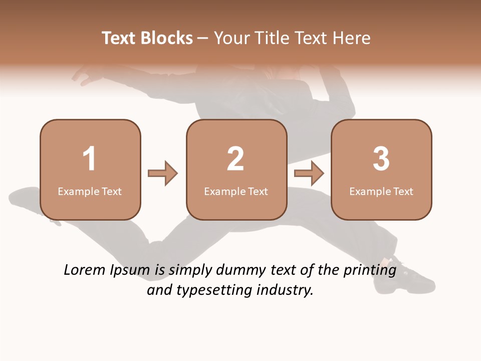 Business Suit Stranger PowerPoint Template