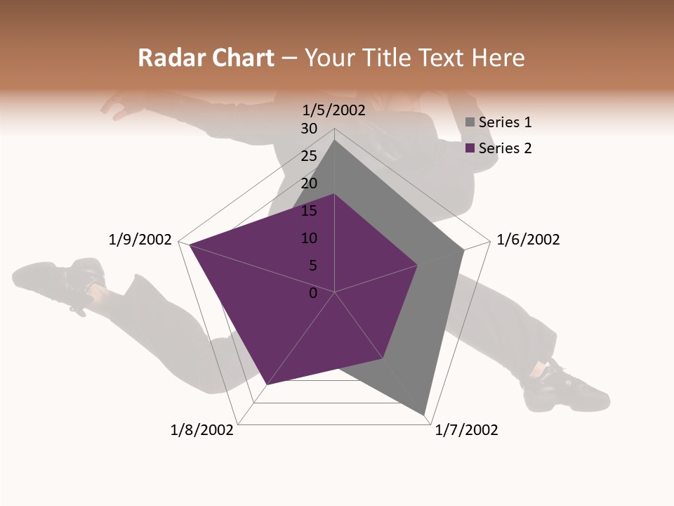 Business Suit Stranger PowerPoint Template