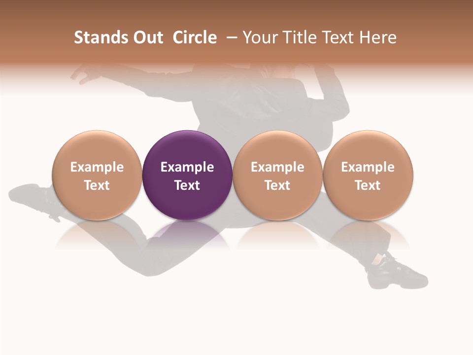 Business Suit Stranger PowerPoint Template