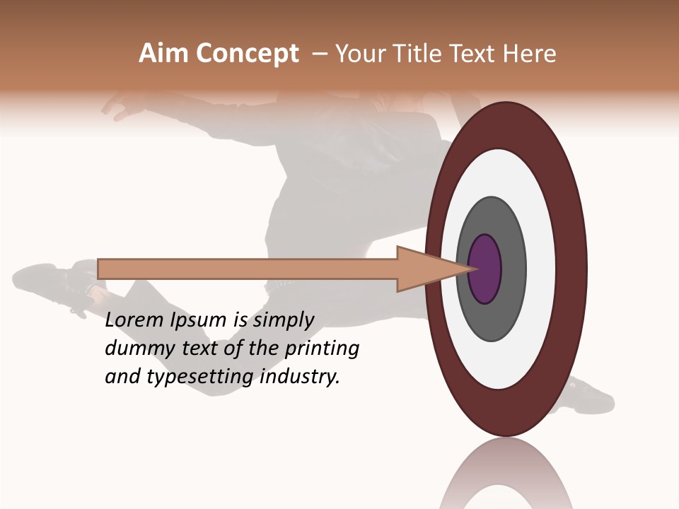 Business Suit Stranger PowerPoint Template