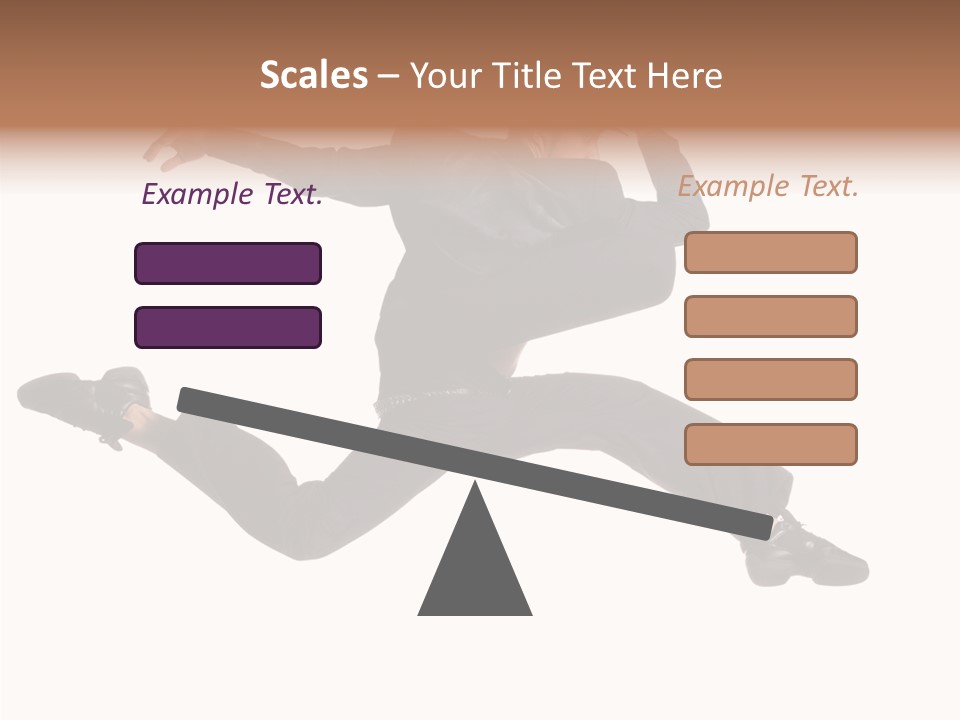 Business Suit Stranger PowerPoint Template