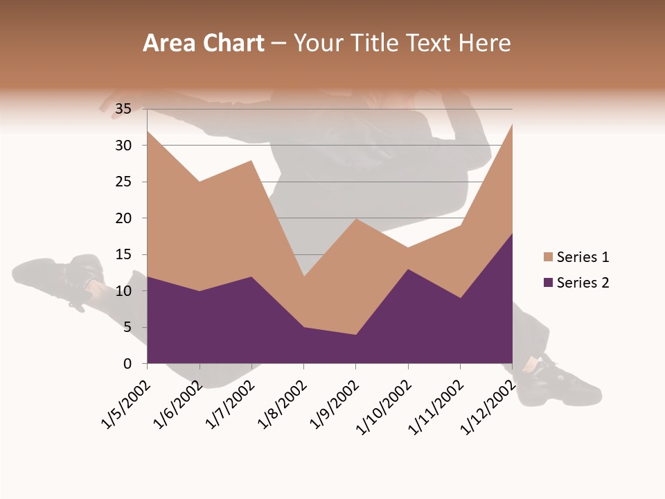 Business Suit Stranger PowerPoint Template