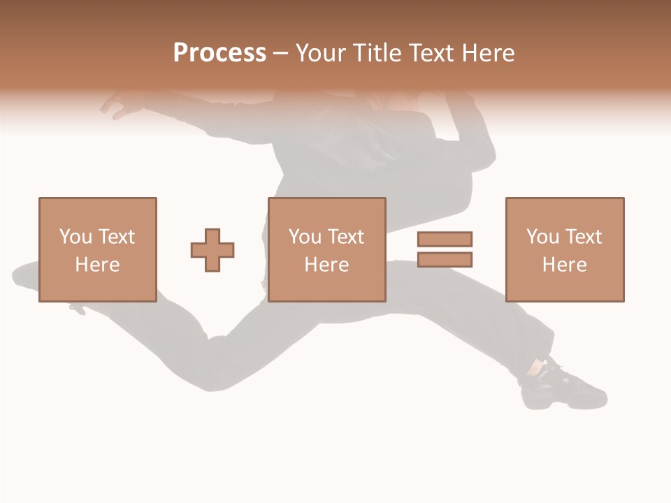 Business Suit Stranger PowerPoint Template