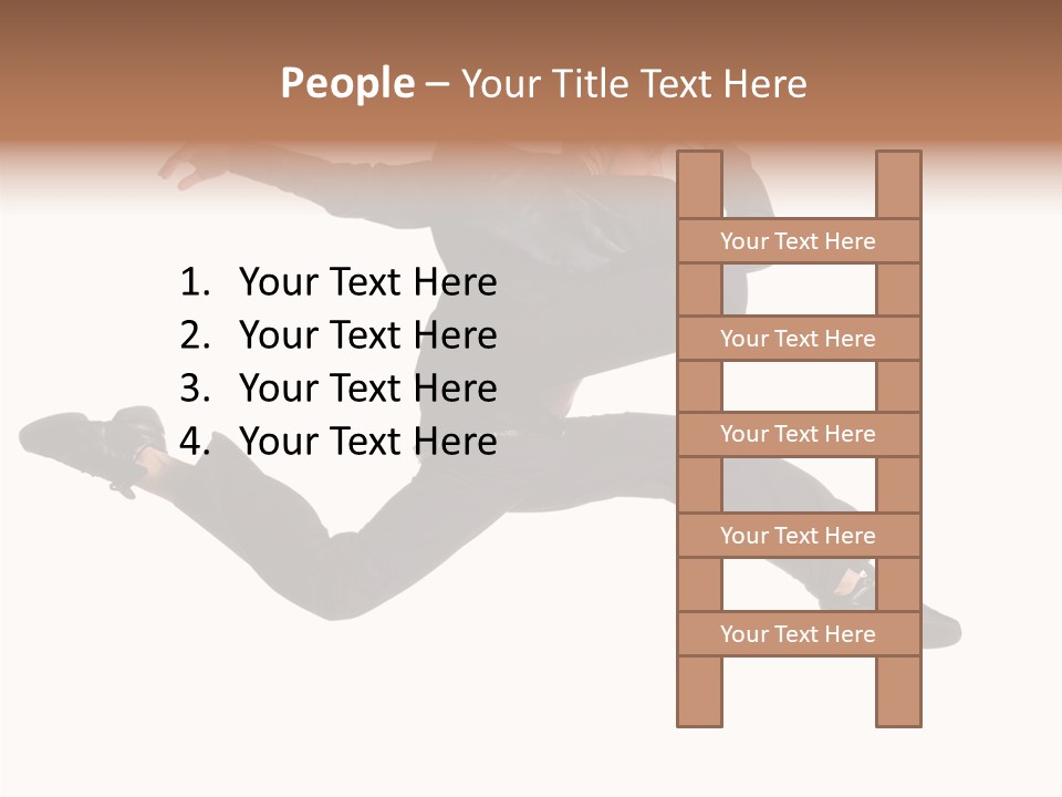 Business Suit Stranger PowerPoint Template