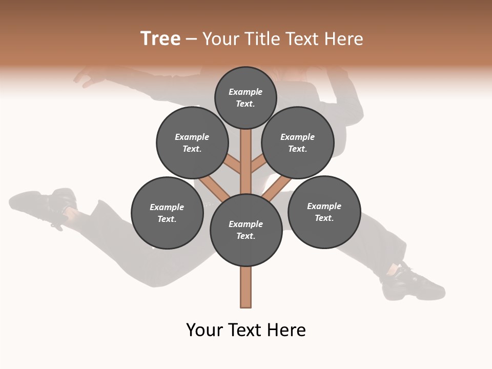 Business Suit Stranger PowerPoint Template