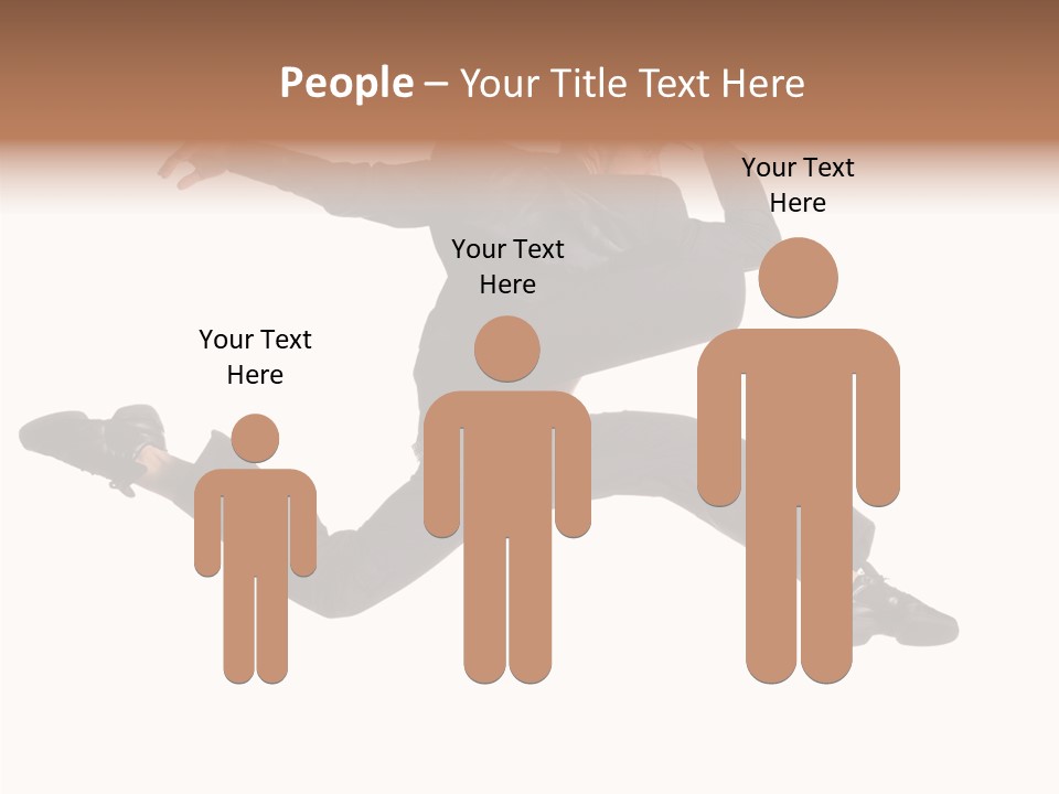 Business Suit Stranger PowerPoint Template