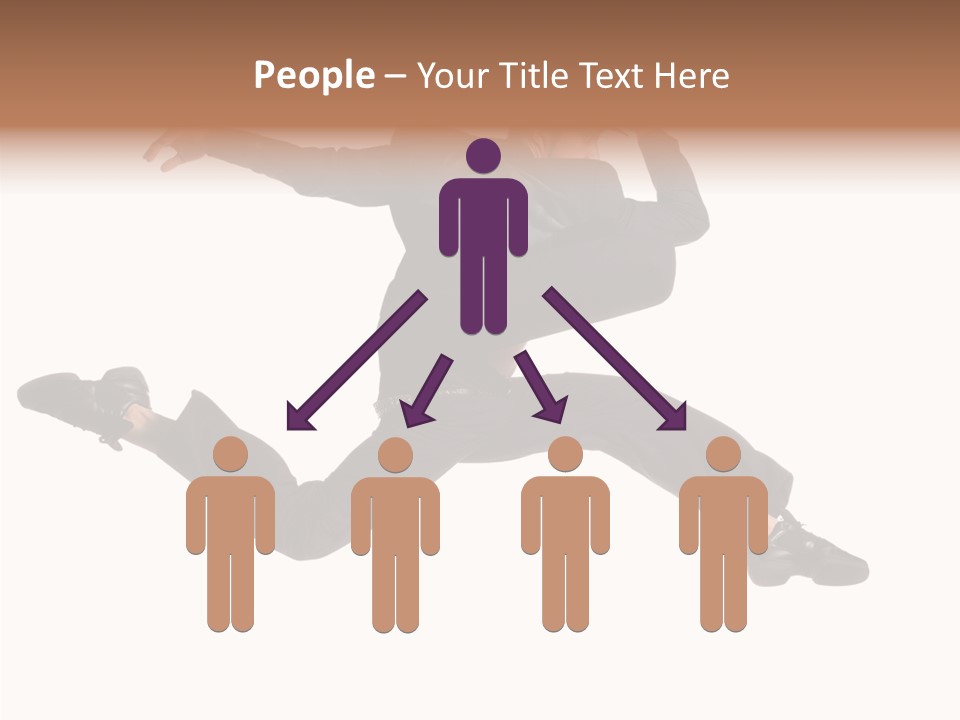 Business Suit Stranger PowerPoint Template