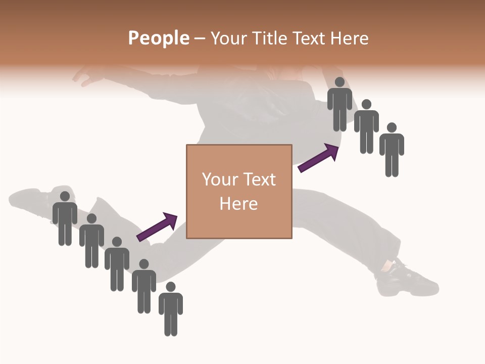 Business Suit Stranger PowerPoint Template