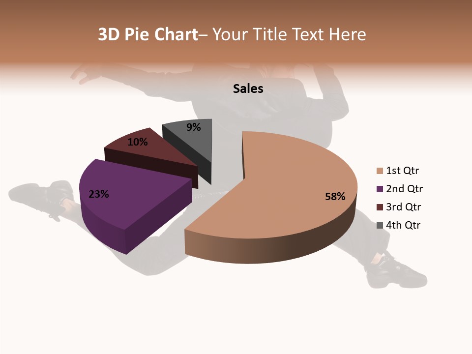 Business Suit Stranger PowerPoint Template