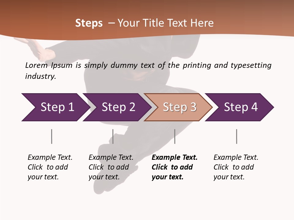 Business Cool Flexibility PowerPoint Template