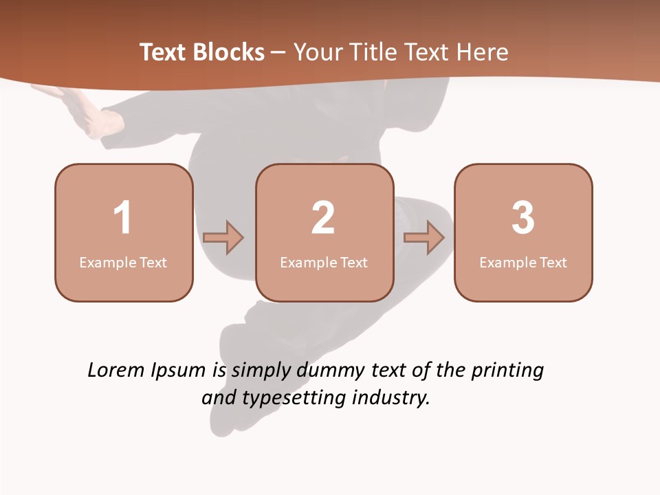 Business Cool Flexibility PowerPoint Template