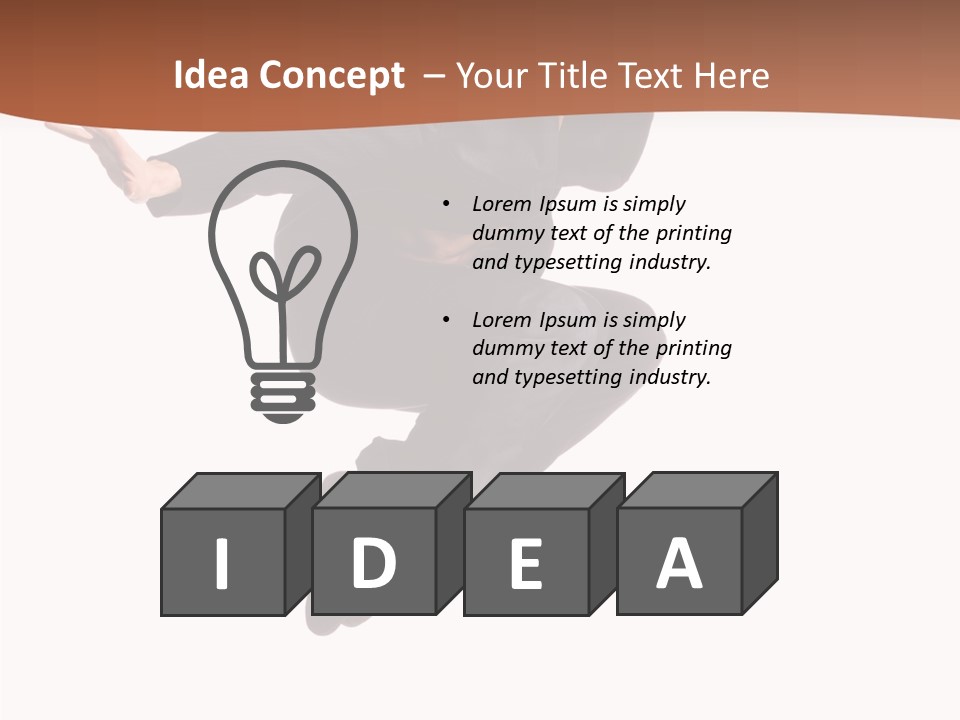 Business Cool Flexibility PowerPoint Template