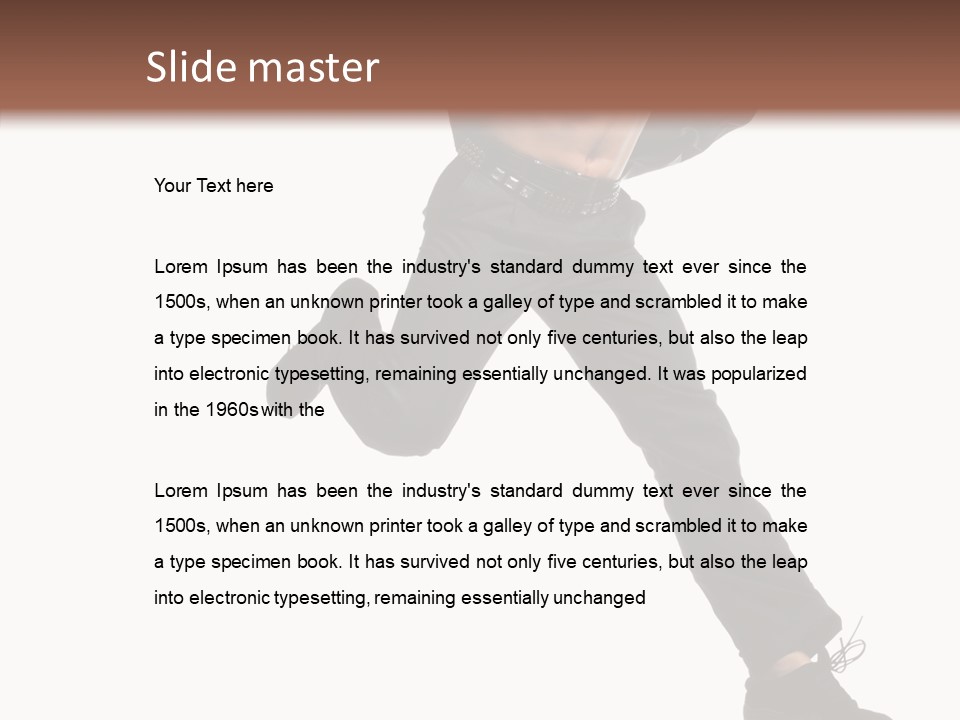 Hat Pose Action PowerPoint Template