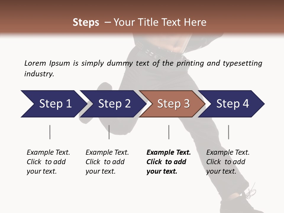 Hat Pose Action PowerPoint Template