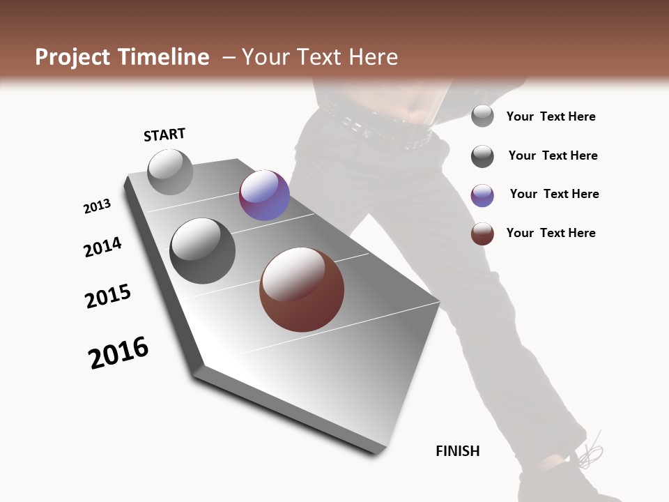 Hat Pose Action PowerPoint Template