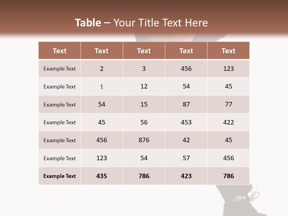 Hat Pose Action PowerPoint Template