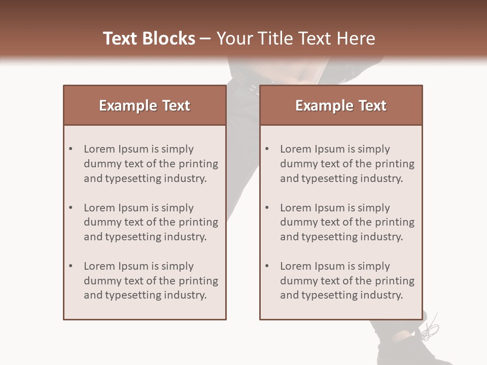 Hat Pose Action PowerPoint Template