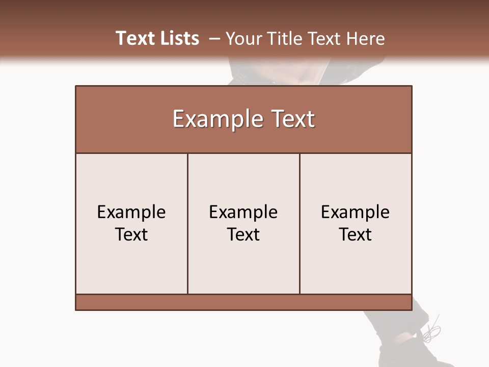 Hat Pose Action PowerPoint Template
