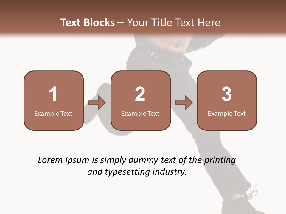 Hat Pose Action PowerPoint Template