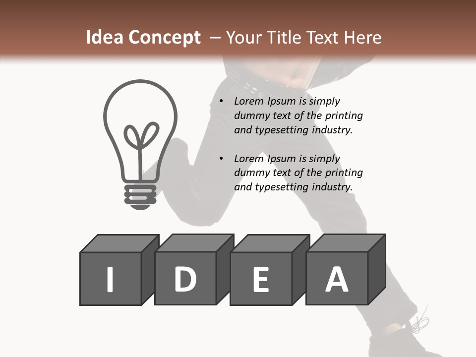 Hat Pose Action PowerPoint Template