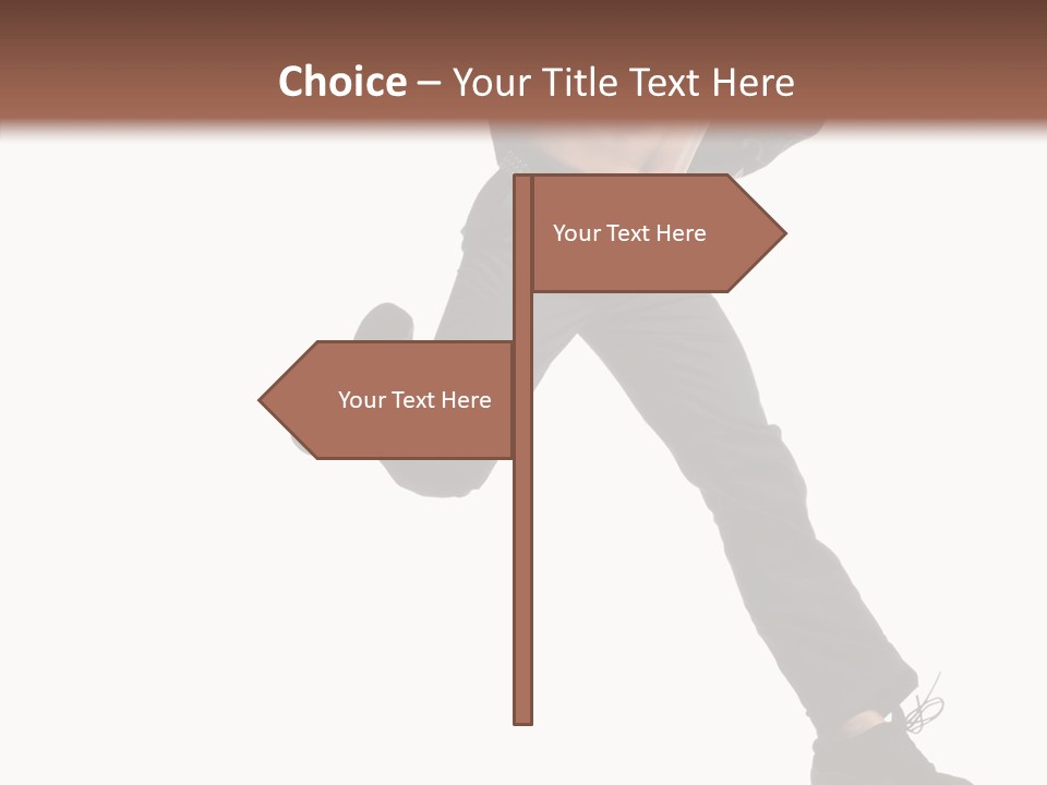 Hat Pose Action PowerPoint Template