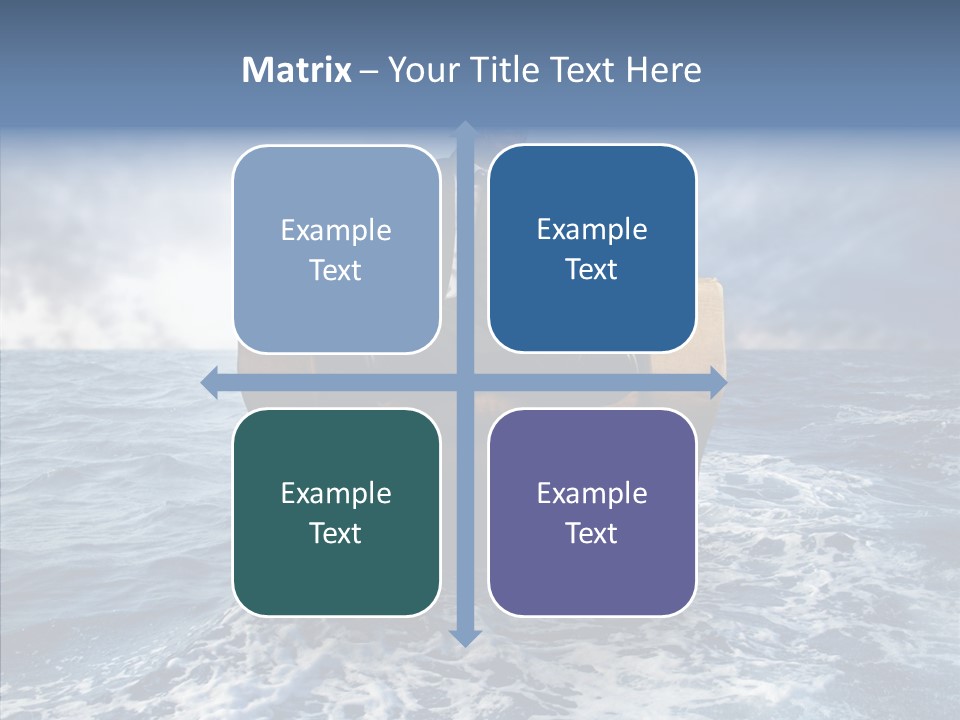 Cloudy Office Young PowerPoint Template