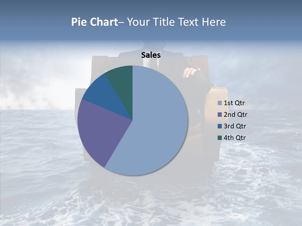 Cloudy Office Young PowerPoint Template